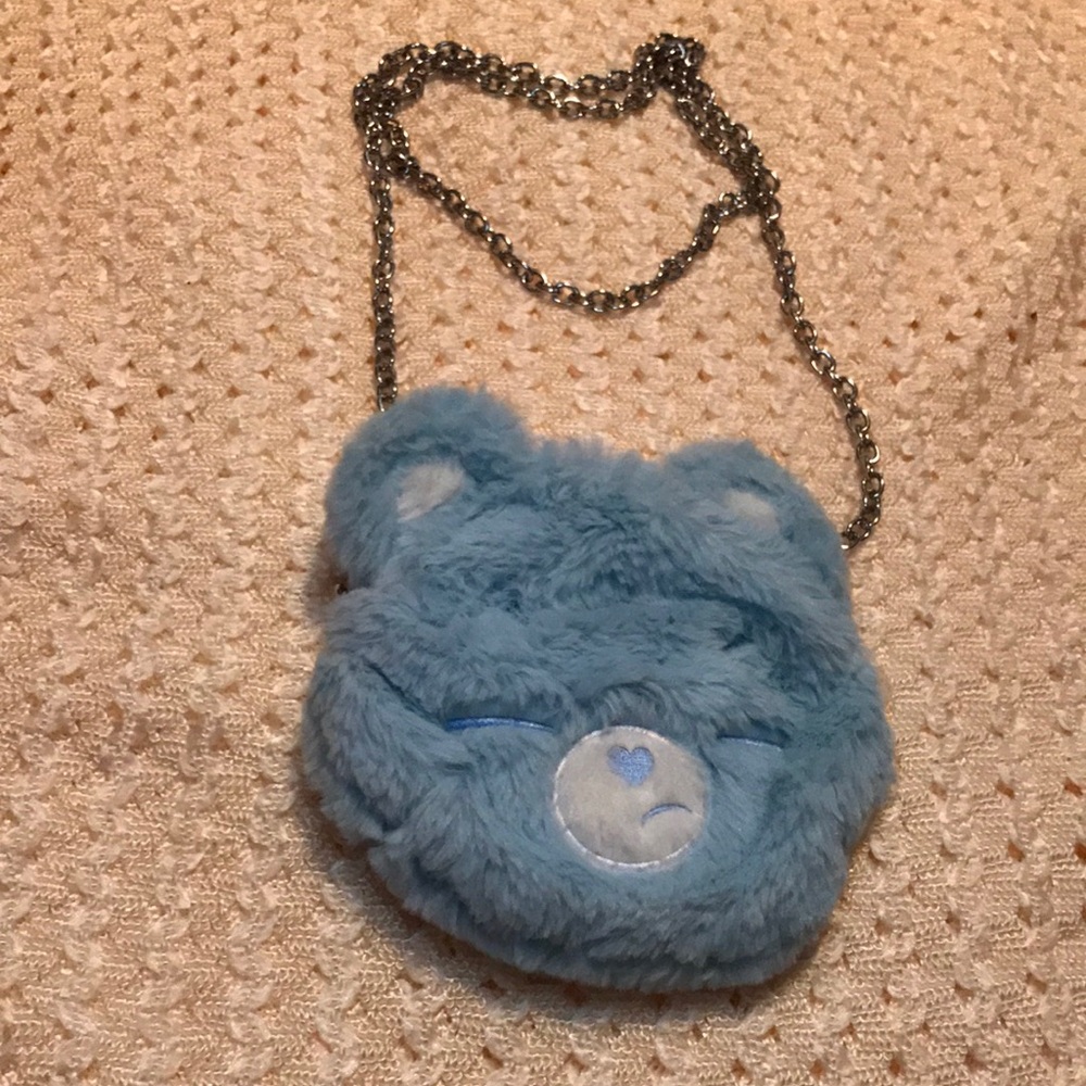 Care Bears Blue Plush Bear Bag